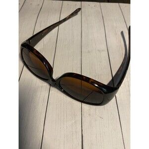 Solar Shield Andrea Fits Over Sunglasses Polarized Oval Brown Tortoise